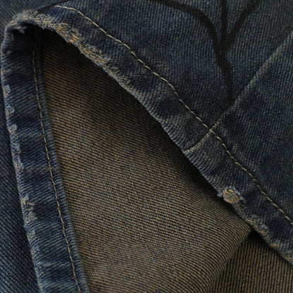Short Japonais Harajuku Homme en Jean Décontracté