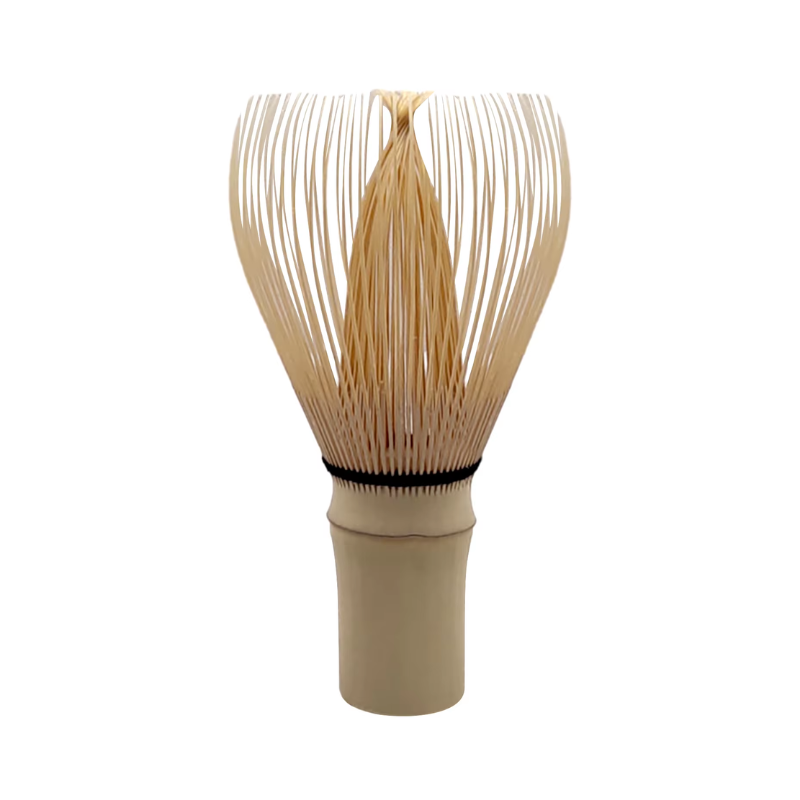 Fouet Matcha En Bambou Sculpté Avec Support Stable