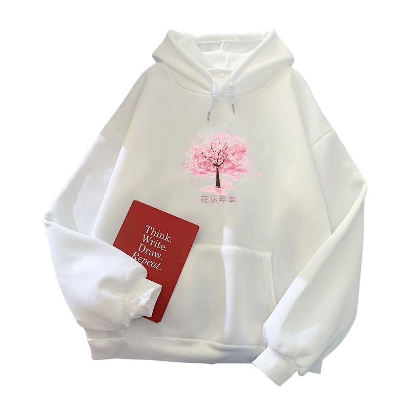 Sweat Japonais Avec Arbre Sakura