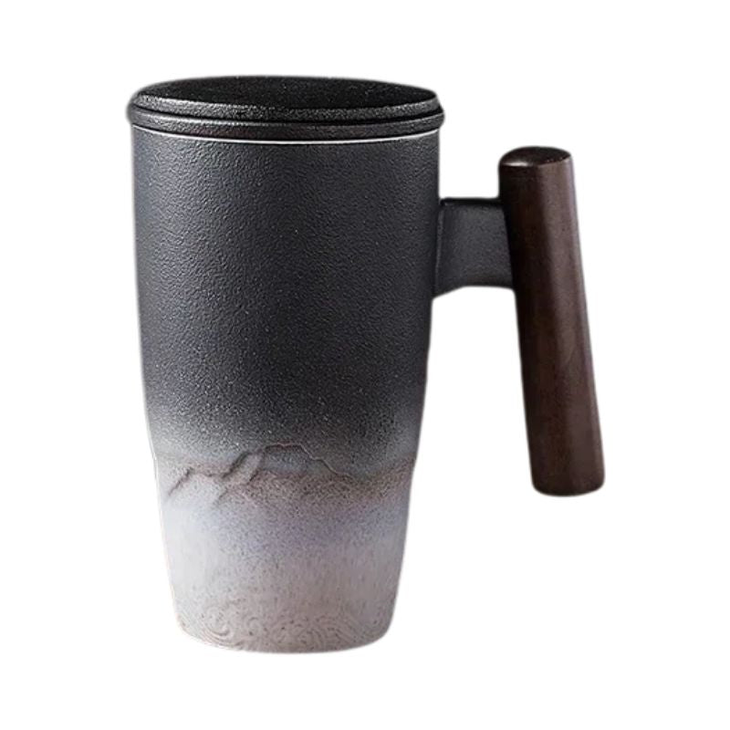 Tasse Japonaise Artisanale Avec Filtre À Thé