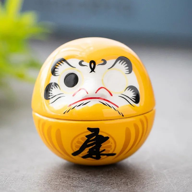 Daruma Regard Déterminé en Céramique