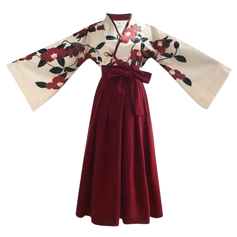 Hakama Femme En Jupe Longue Avec Coupe Fluide Élégante