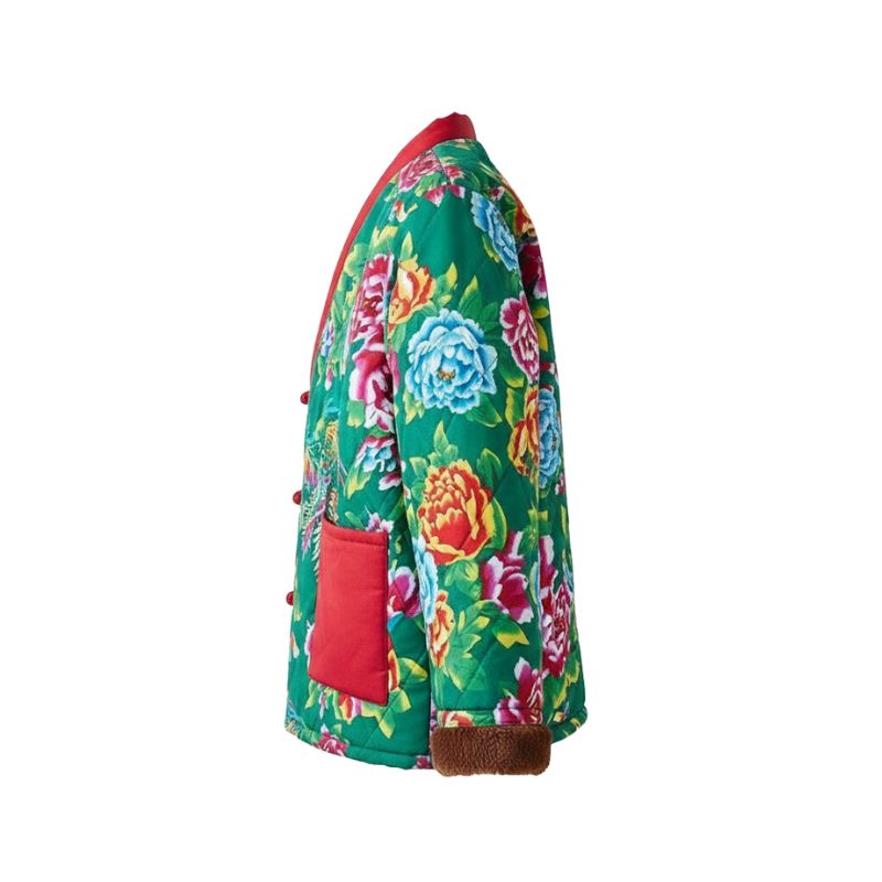 Hanten Femme Imprimé Fleurs Exotiques En Coupe Ample