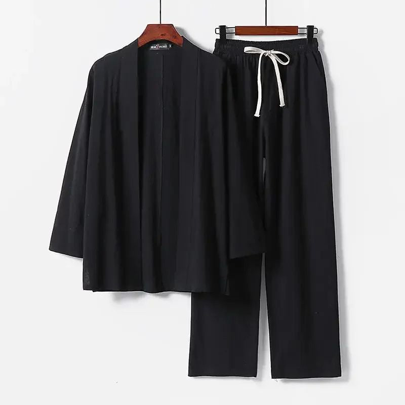 Jinbei Homme En Ensemble Léger Et Élégant