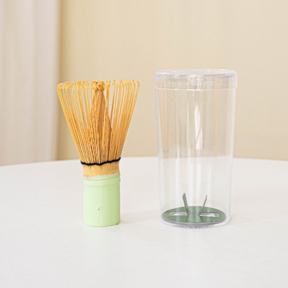 Fouet Matcha Avec Manche Coloré