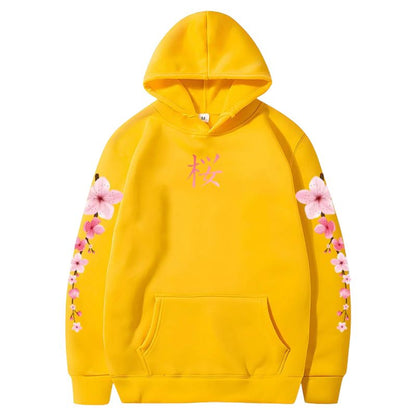 Sweat Japonais En Coupe Décontractée Avec Imprimé Sakura