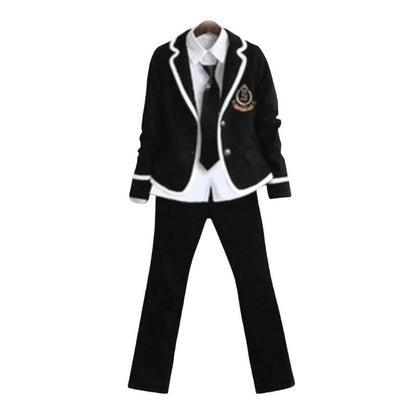 Uniforme Japonais Avec Blazer Et Pantalon Ajusté