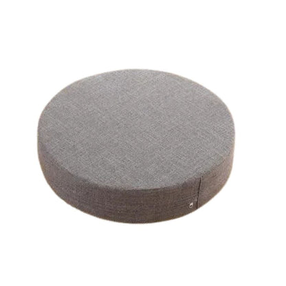 Coussin Japonais Rond En Lin Avec Assise Épaisse