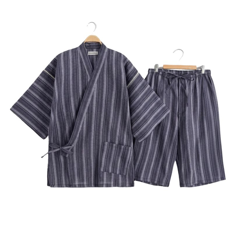Jinbei Homme Tradition Japonaise En Coton Léger