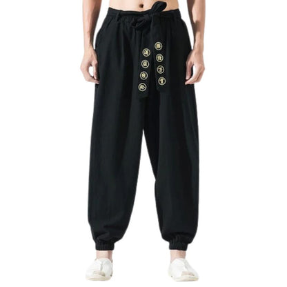 Pantalon Japonais Ample Homme Coupe Traditionnelle