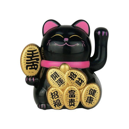 Maneki Neko Design Chat À Énergie Solaire
