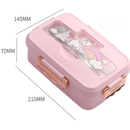 Boîte Bento Japonaise À Imprimé Licorne