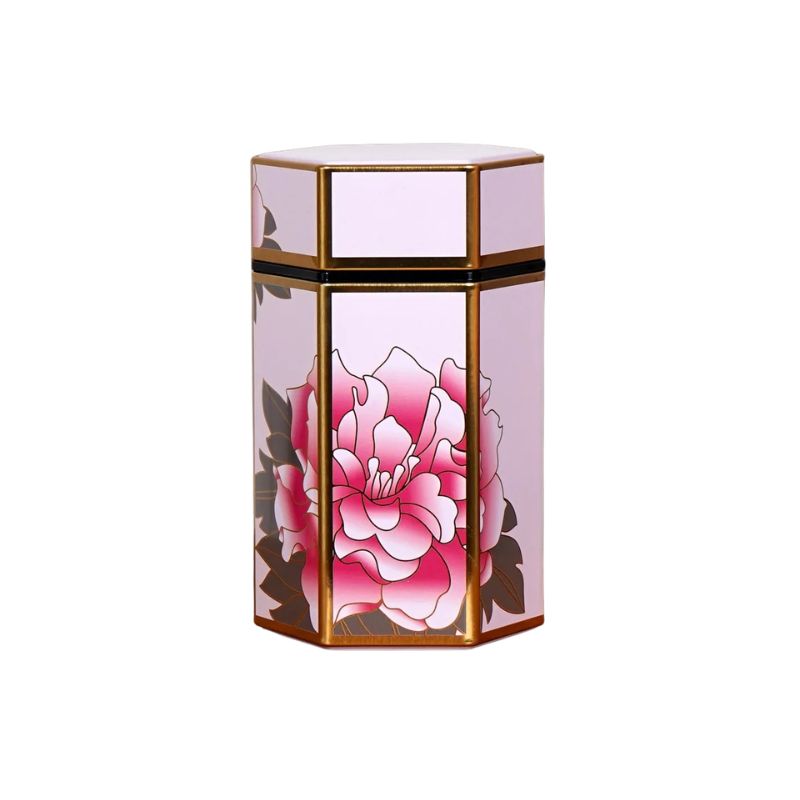 Boîte à Thé Japonaise À Décor Floral