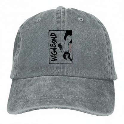 Casquette Japonaise Casual Avec Visière Courbée