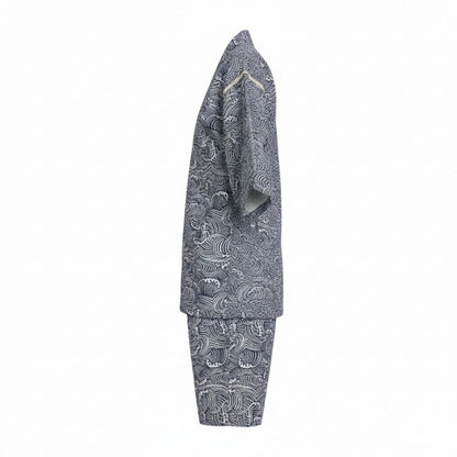 Jinbei Homme Avec Motif Vagues
