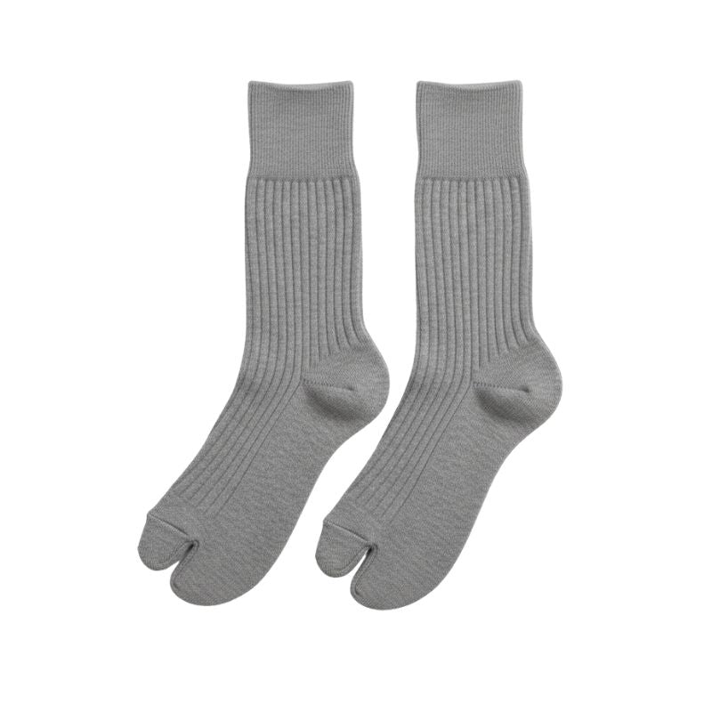 Chaussette Japonaise Longue Avec Design Tabi Traditionnel