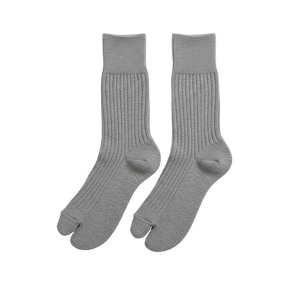 Chaussette Japonaise Longue Avec Design Tabi Traditionnel