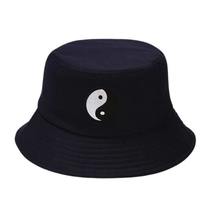 Chapeau Streetwear Avec Symbole Yin Yang Style Urbain