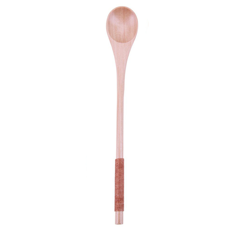 Cuillère Matcha En Bois Avec Poignée Tressée Et Design Élégant