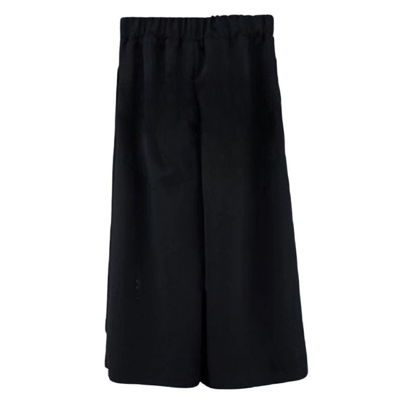 Hakama Homme Coupe Fluide Noire Style Samurai