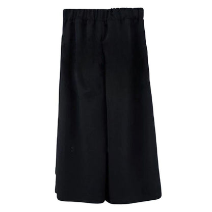 Hakama Homme Coupe Fluide Noire Style Samurai