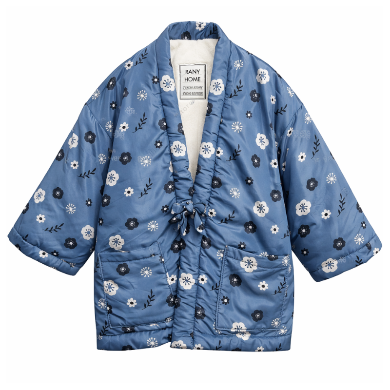 Hanten Femme En Coton Matelassé Avec Motif Fleur