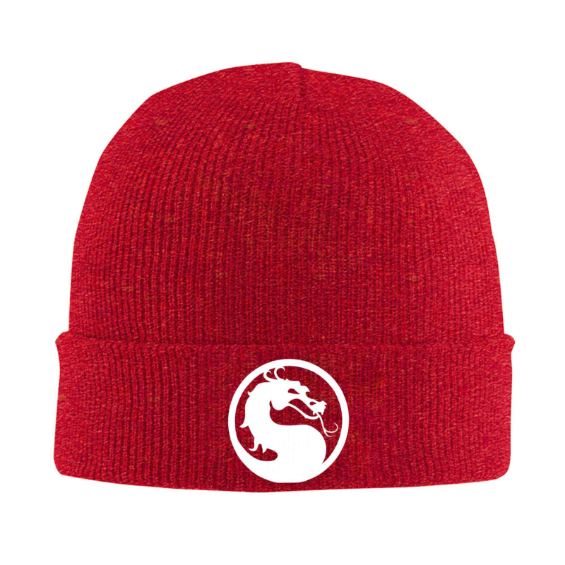 Bonnet Japonais Hiver Unisexe Avec Emblème Dragon