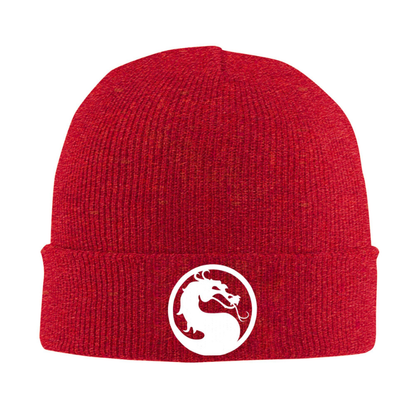 Bonnet Japonais Hiver Unisexe Avec Emblème Dragon