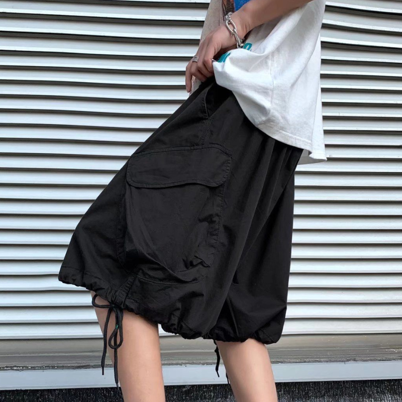 Short Japonais Large Avec Coupe Cargo