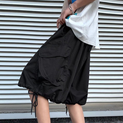 Short Japonais Large Avec Coupe Cargo