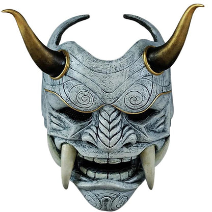 Masque Samouraï Japonais Avec Design Démon Oni