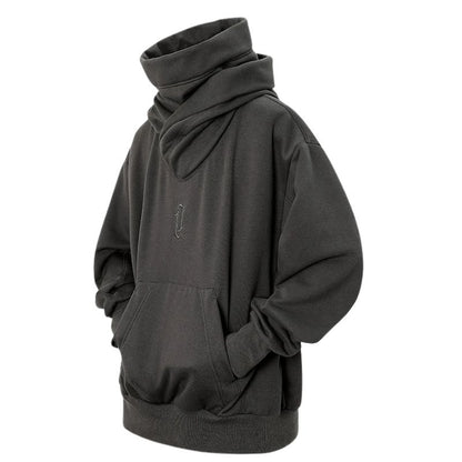 Sweat Japonais Oversize Avec Col Enveloppant
