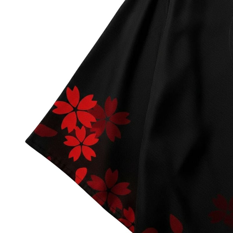 Ensemble Kimono Moderne Avec Motif Renard