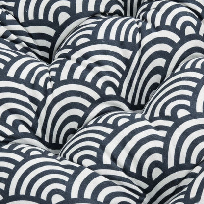 Coussin Japonais Avec Motif Vagues Traditionnelles