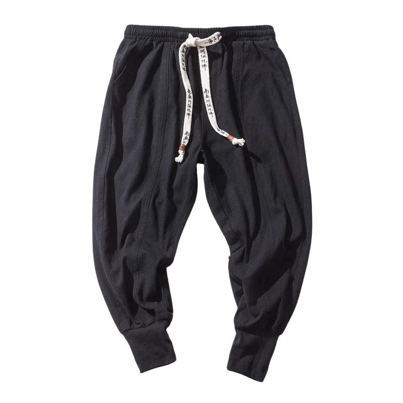 Pantalon Japonais Minimaliste Homme Style Jogging Ample