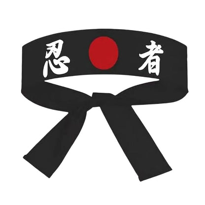 Hachimaki Japonais Avec Motif Soleil
