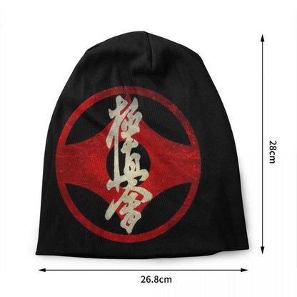 Bonnet Japonais Mode Urbaine Avec Logo Rouge