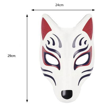 Masque Kitsune Design Renard Stylisé Moderne