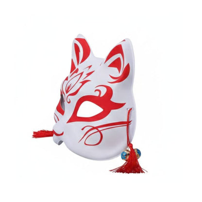 Masque Kitsune Festival Avec Ornements Suspendus