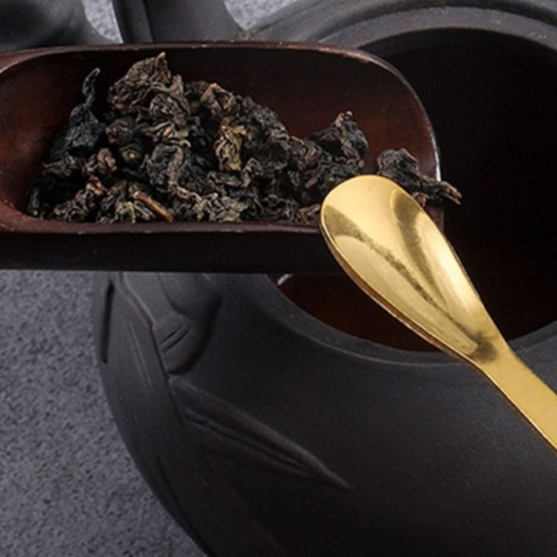 Cuillère Matcha En Acier Inoxydable Avec Design Fin