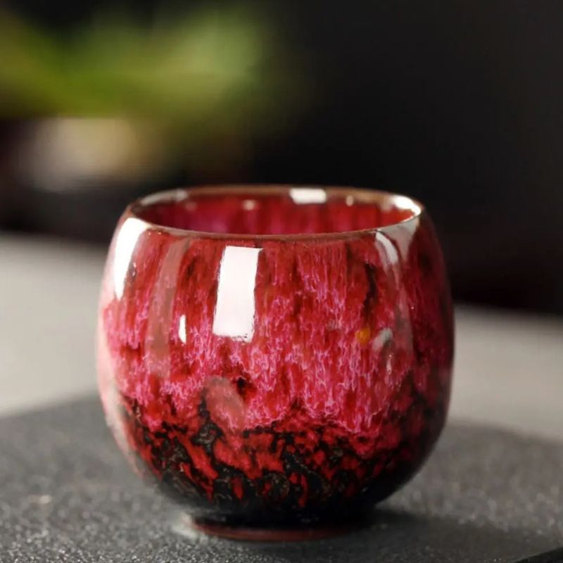 Tasse Japonaise Artisanale en Céramique Émaillée