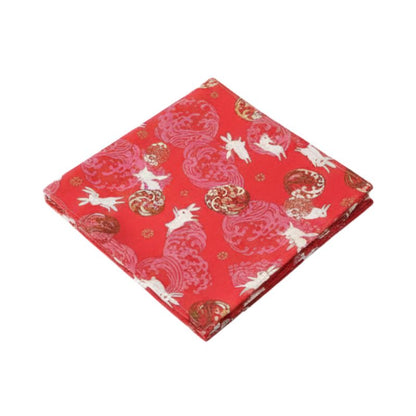 Furoshiki Japonais À Décor Floral et Lapin