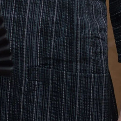 Jinbei Homme Japonais Noir Traditionnel