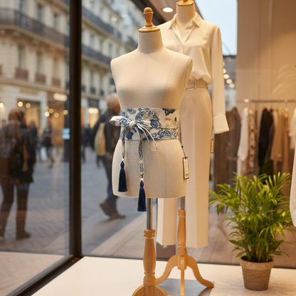 Ceinture Obi À Motif Papillons