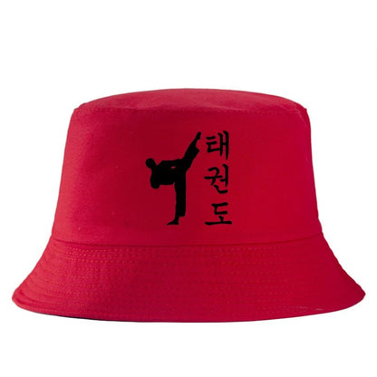 Chapeau Streetwear Avec Silhouette Arts Martiaux