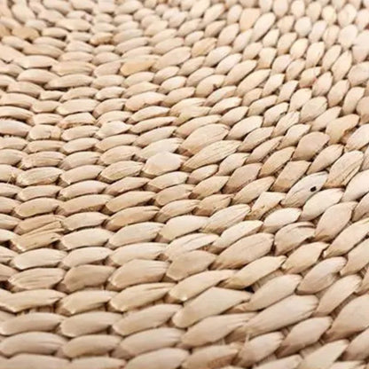 Coussin Japonais Rond Tressé en Paille