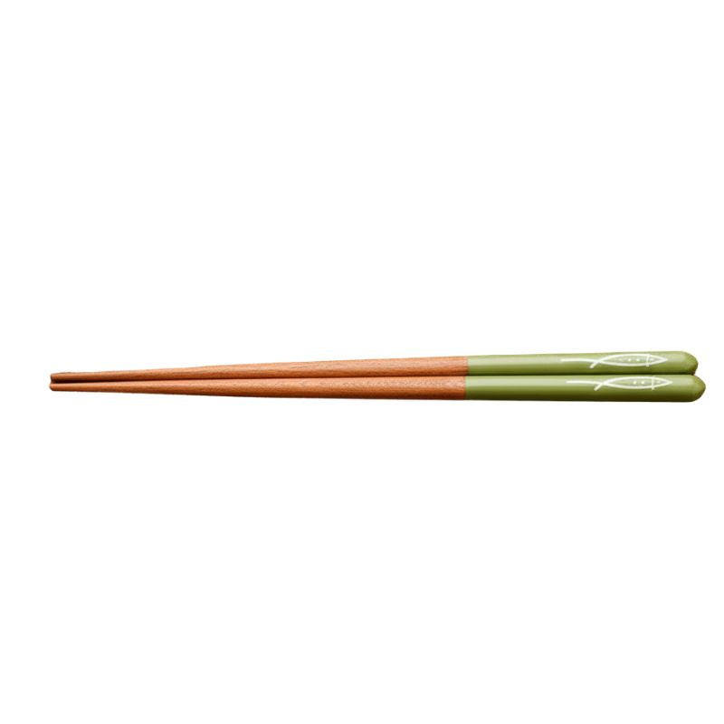 Baguette Japonaise en Bambou à Motif Poissons
