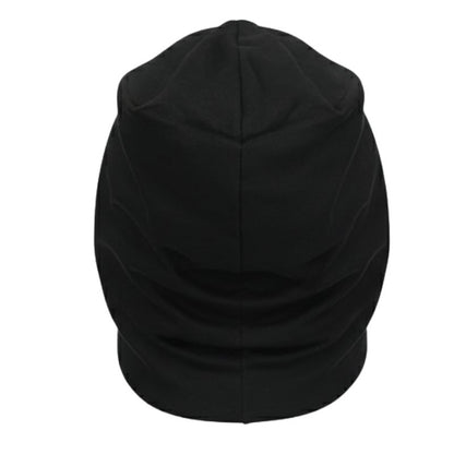 Bonnet Japonais Noir Avec Motif Samouraï Et Soleil Rouge