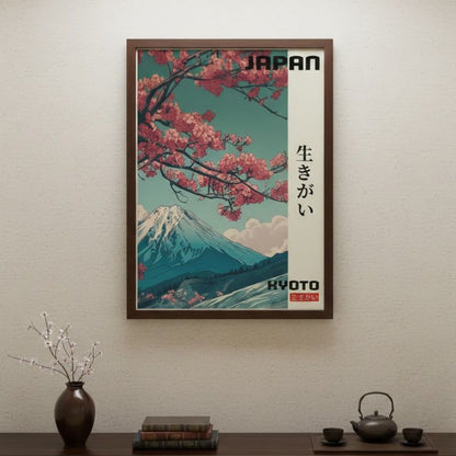 Tableau Japonais Cerisiers