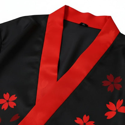 Ensemble Kimono Moderne Avec Motif Renard